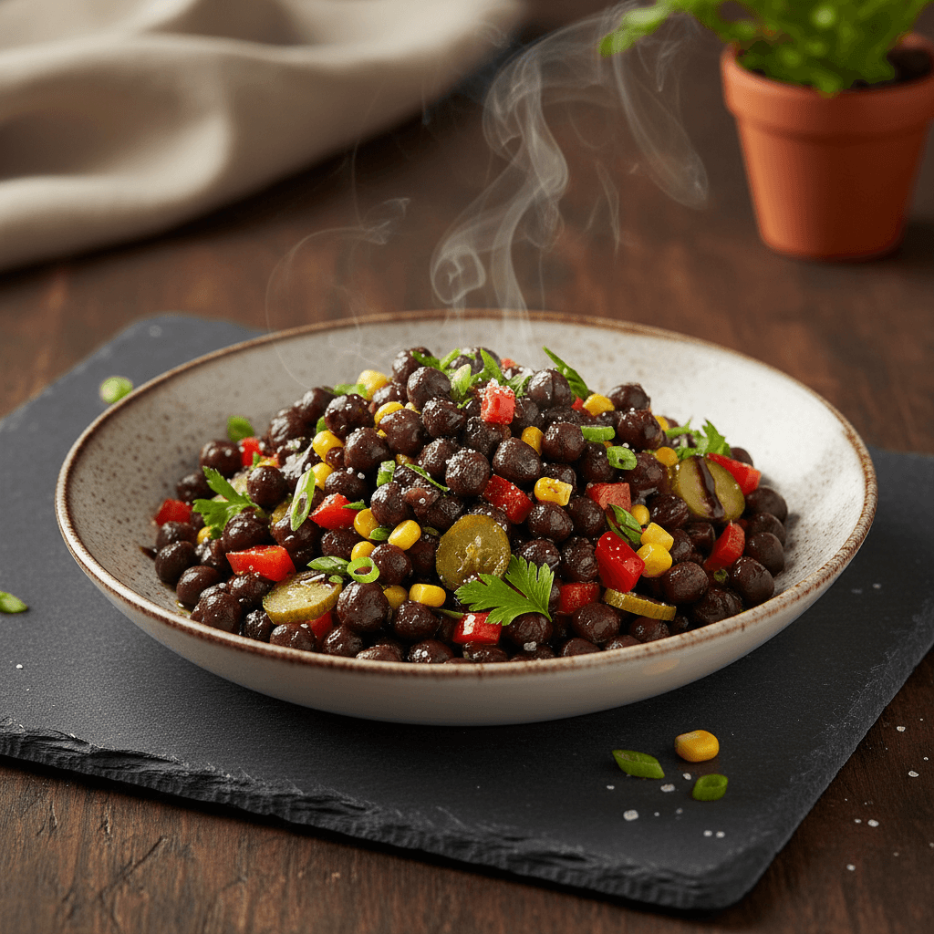 Siyah Nohut Salatası tarifi görseli - 2 kişilik, 46 TL maliyet