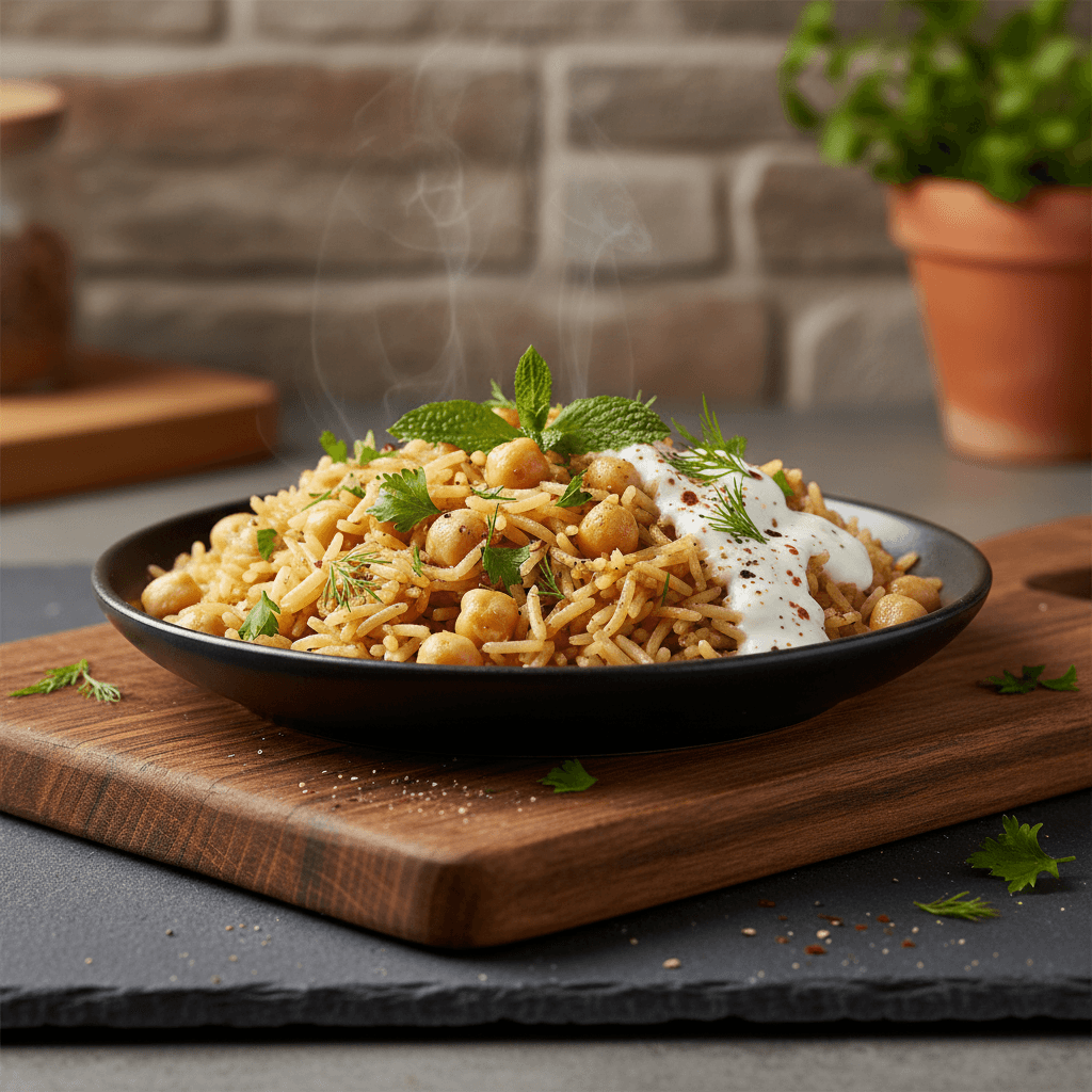 Nohutlu Şehriye Pilavı tarifi görseli - 4 kişilik, 71 TL maliyet