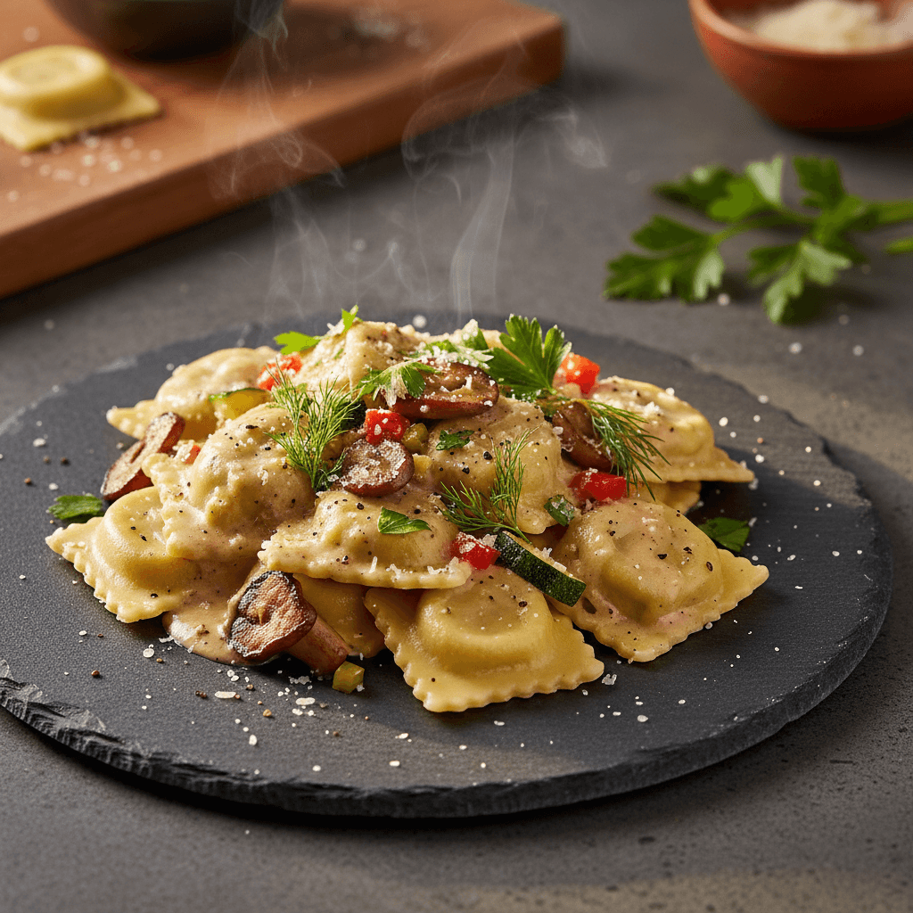 Mantarlı Ravioli tarifi görseli - 2 kişilik, 309 TL maliyet