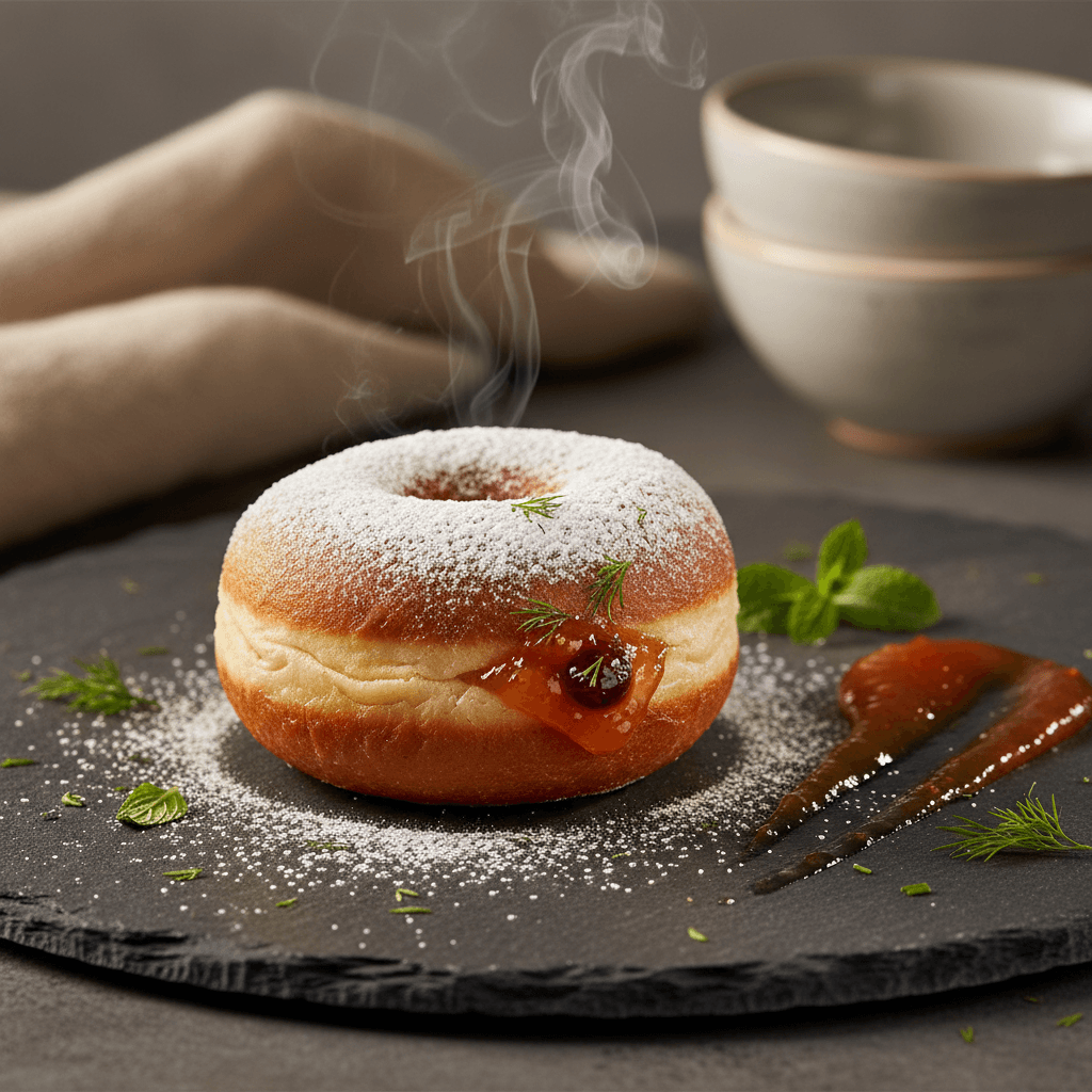Marmelatlı Berliner tarifi görseli - 8 kişilik, 214 TL maliyet