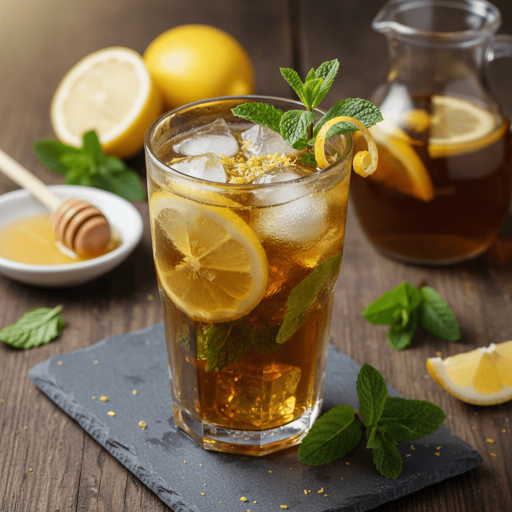 Limonlu Soğuk Çay tarifi görseli - 4 kişilik, 57 TL maliyet