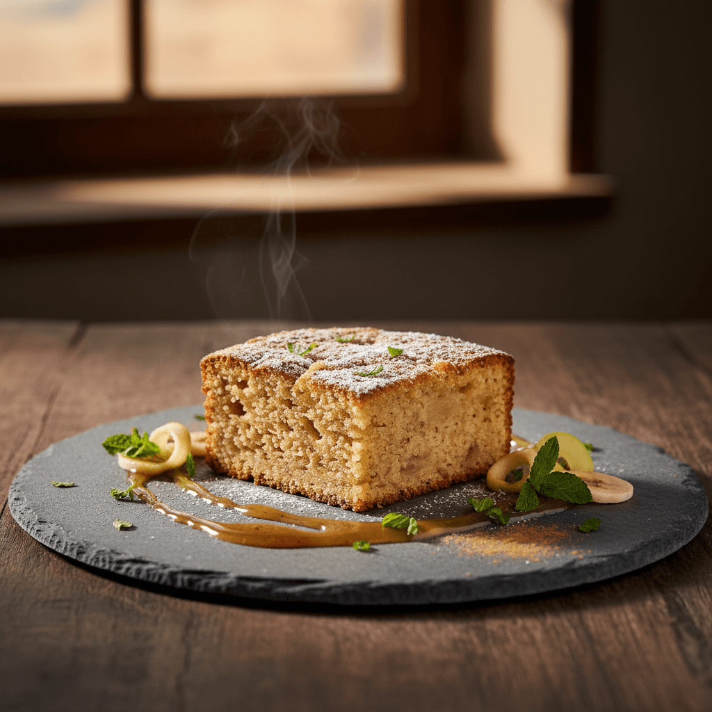 Yumurtasız Elmalı Muzlu Kek tarifi görseli - 6 kişilik, 81 TL maliyet