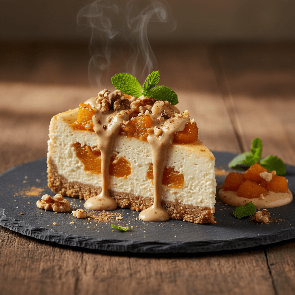 Tahinli Bal Kabaklı Cheesecake tarifi görseli - 10 kişilik, 583 TL maliyet