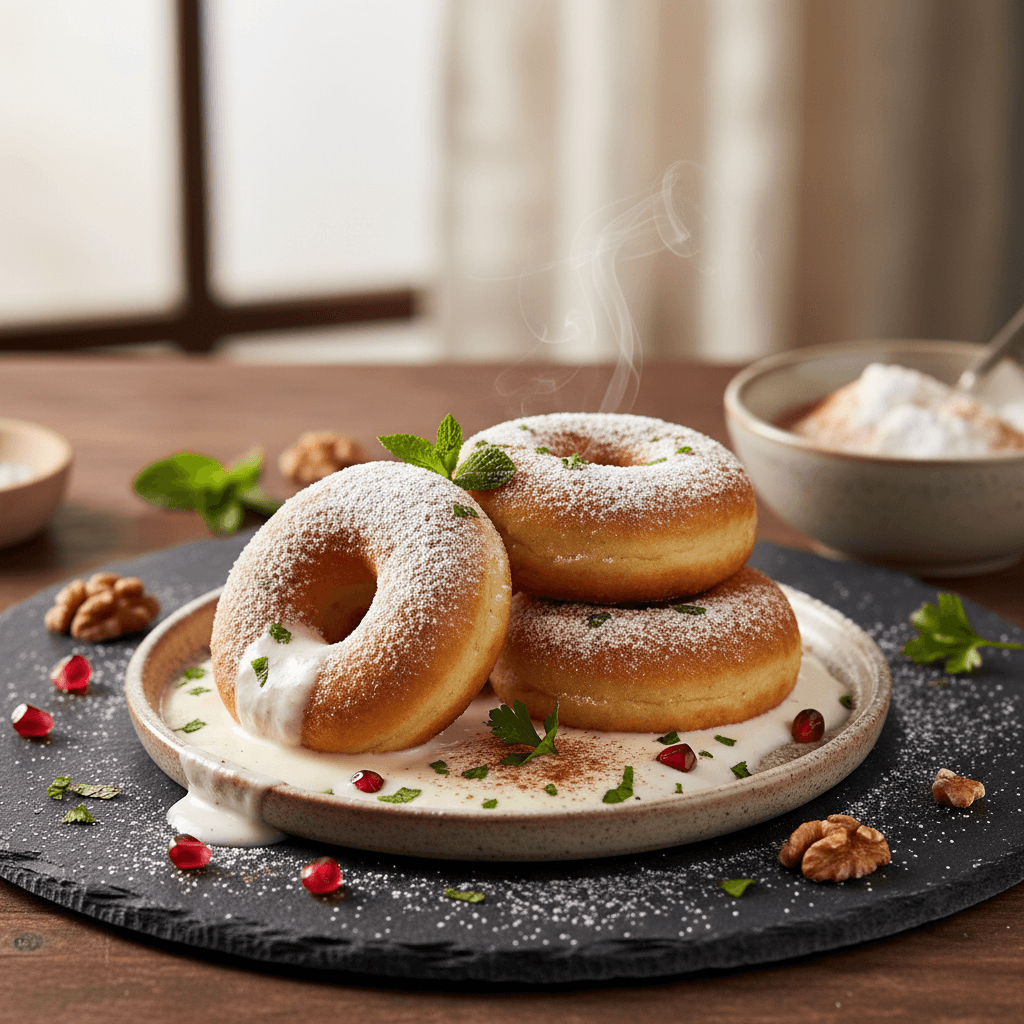 Fırında Donut tarifi görseli - 8 kişilik, 45 TL maliyet