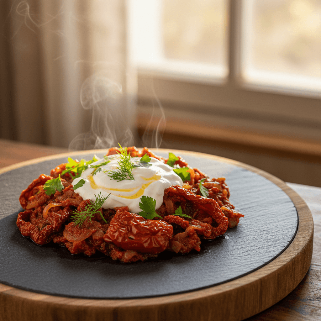 Kuru Biber Kavurması tarifi görseli - 2 kişilik, 148 TL maliyet