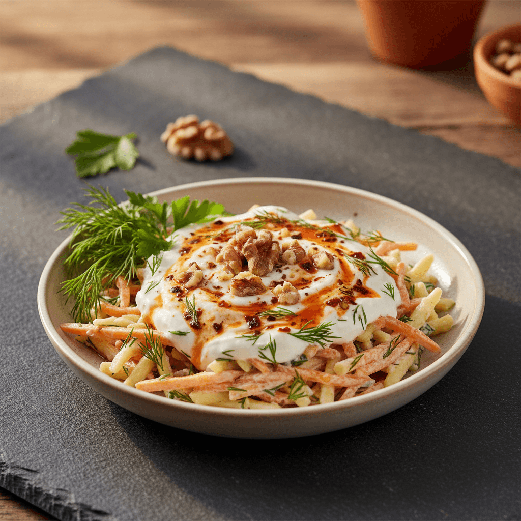 Erişteli Havuçlu Salata tarifi görseli - 4 kişilik, 43 TL maliyet