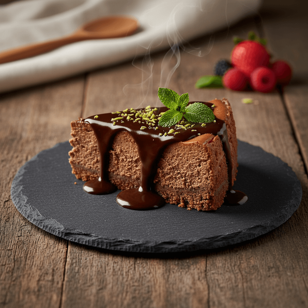 Çikolatalı Cheesecake tarifi görseli - 12 kişilik, 693 TL maliyet