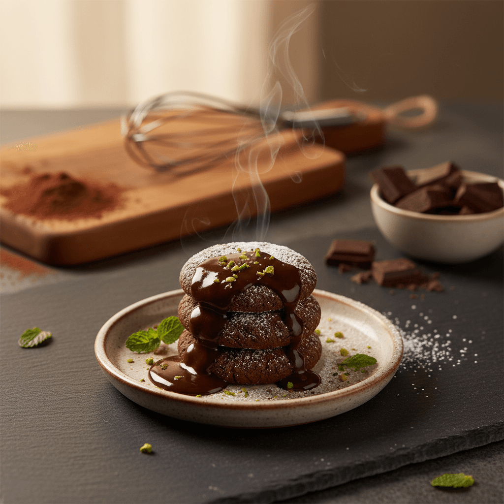 Çikolata Soslu Kurabiye tarifi görseli - 24 kişilik, 237 TL maliyet
