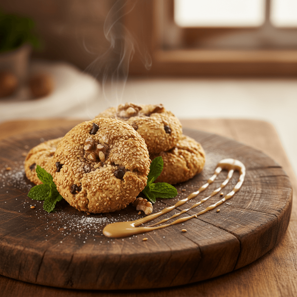 Tahinli Cevizli Kurabiye tarifi görseli - 10 kişilik, 216 TL maliyet