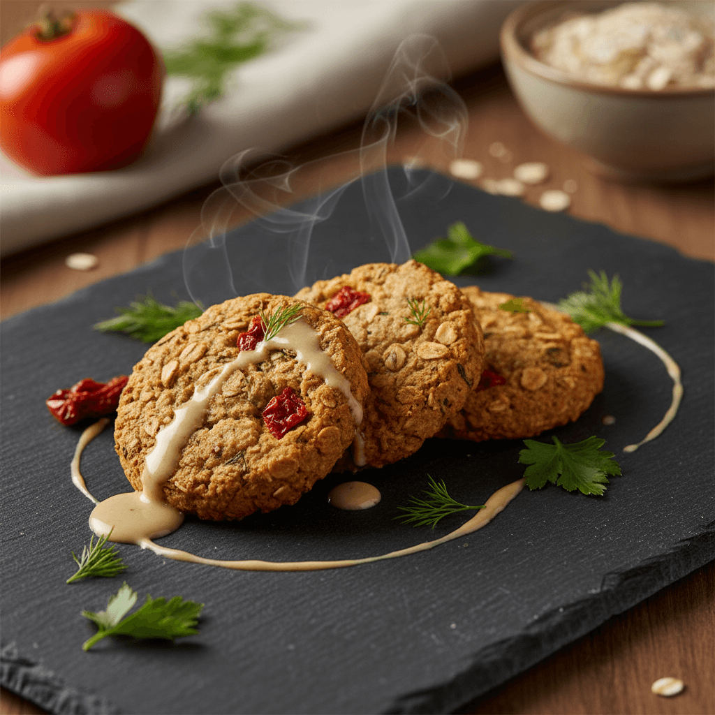 Domatesli Dereotlu Yulaflı Kurabiye tarifi görseli - 10 kişilik, 121 TL maliyet