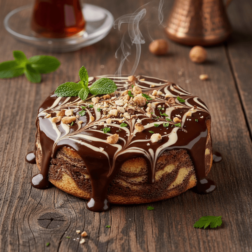 Ebruli Tart Kek tarifi görseli - 8 kişilik, 247 TL maliyet