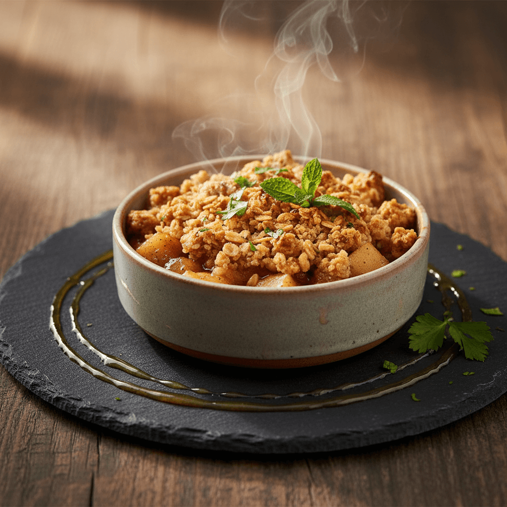 Elmalı Crumble tarifi görseli - 6 kişilik, 253 TL maliyet