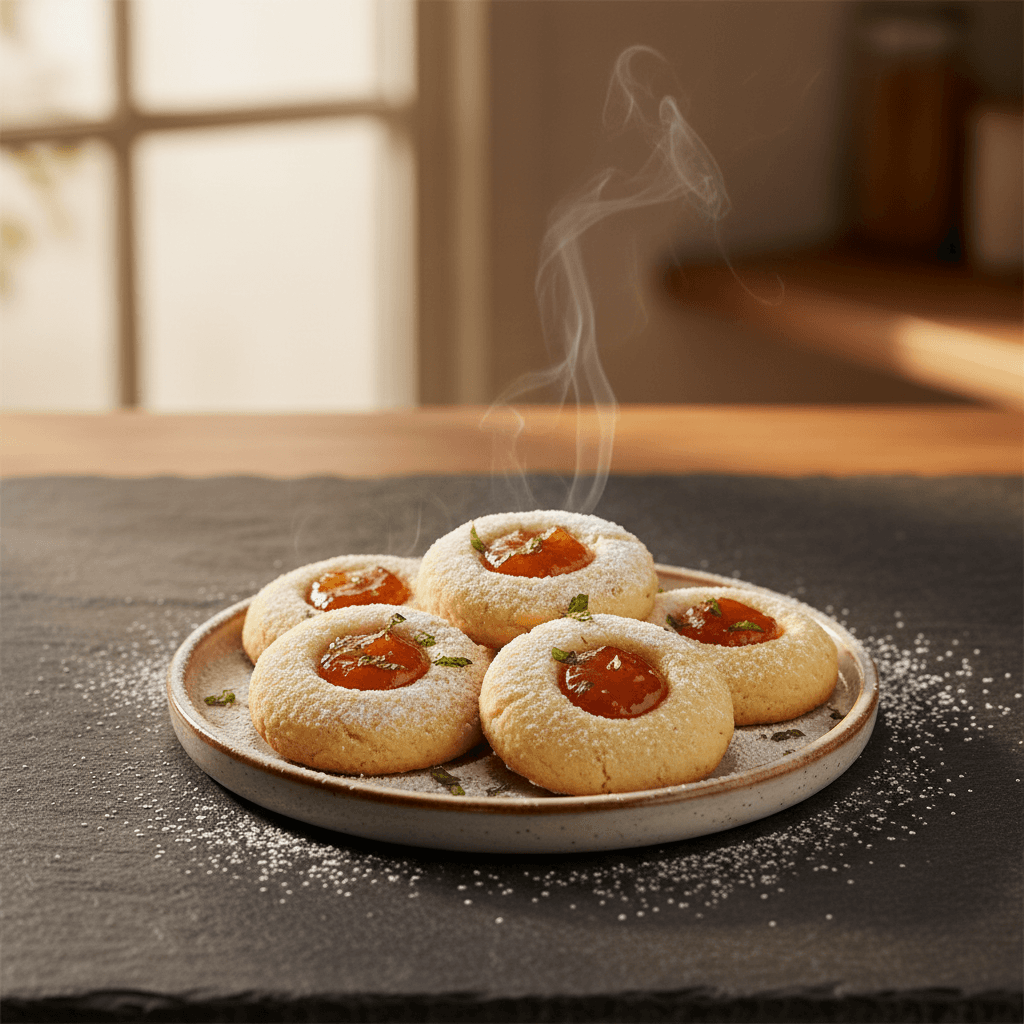 Kayısı Marmelatlı Kurabiye tarifi görseli - 10 kişilik, 157 TL maliyet