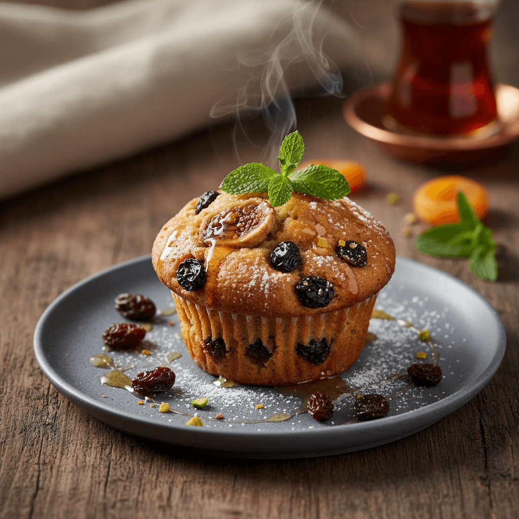 Kuru Meyveli Muffin tarifi görseli - 12 kişilik, 178 TL maliyet