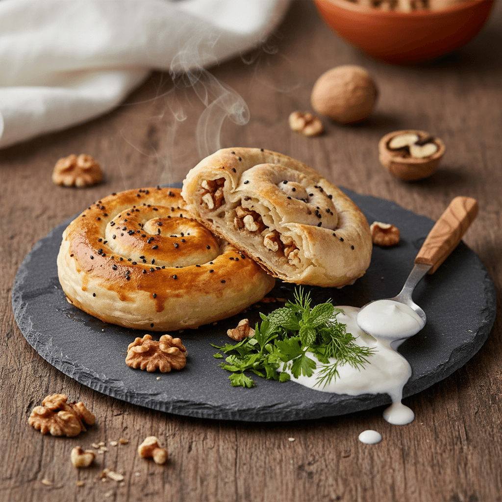 Cevizli Börek tarifi görseli - 2 kişilik, 208 TL maliyet