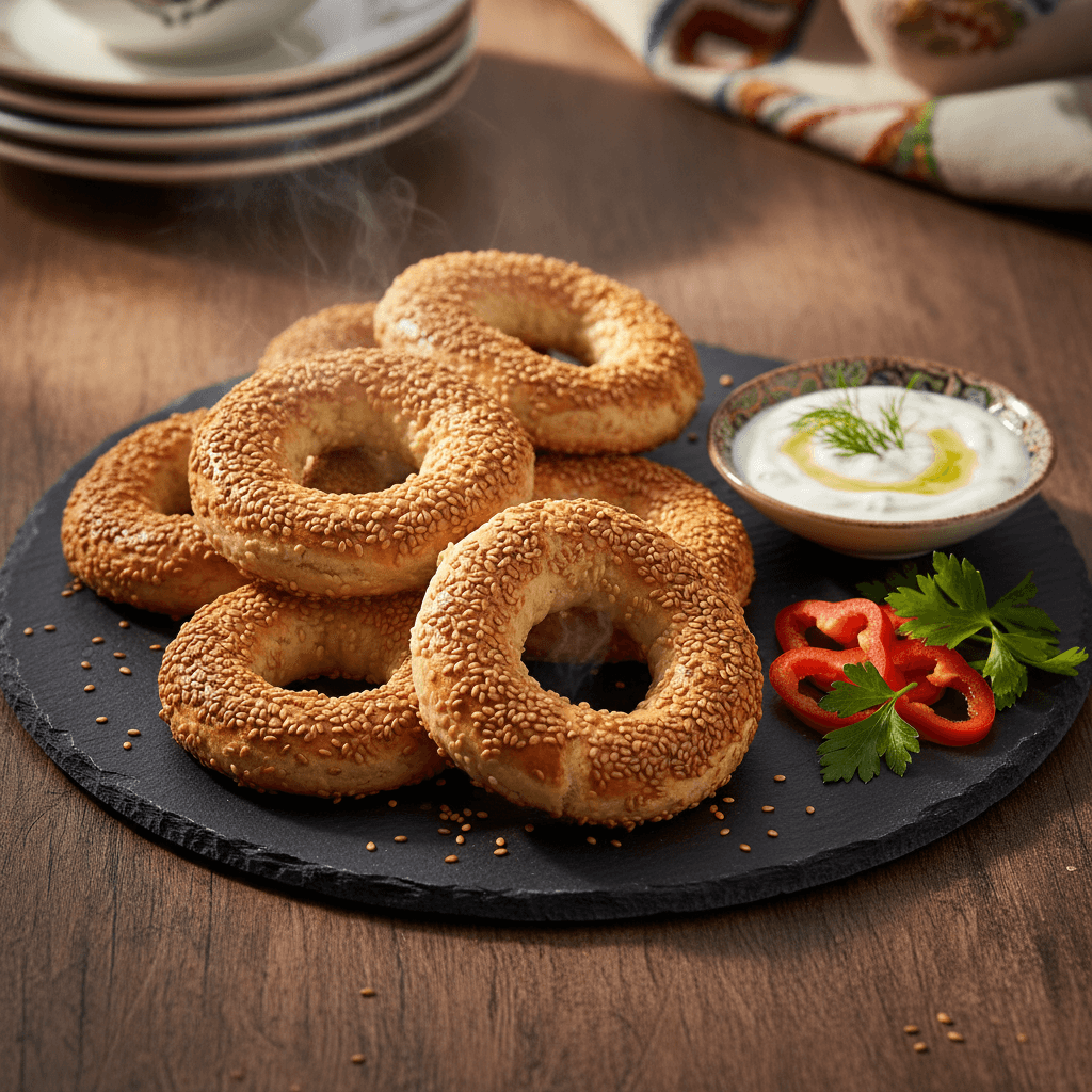 Susamlı Kandil Simidi tarifi görseli - 10 kişilik, 179 TL maliyet