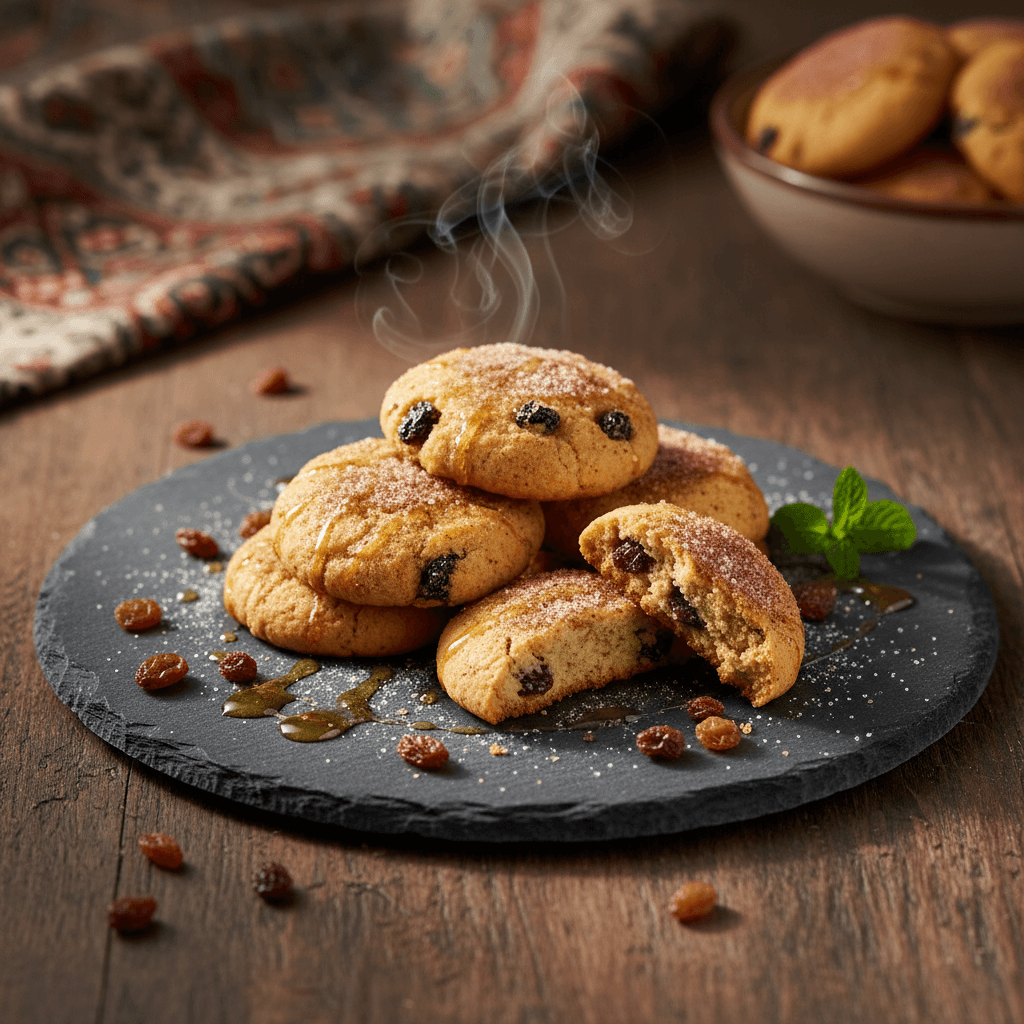 Üzümlü Tarçınlı Kurabiye tarifi görseli - 15 kişilik, 97 TL maliyet