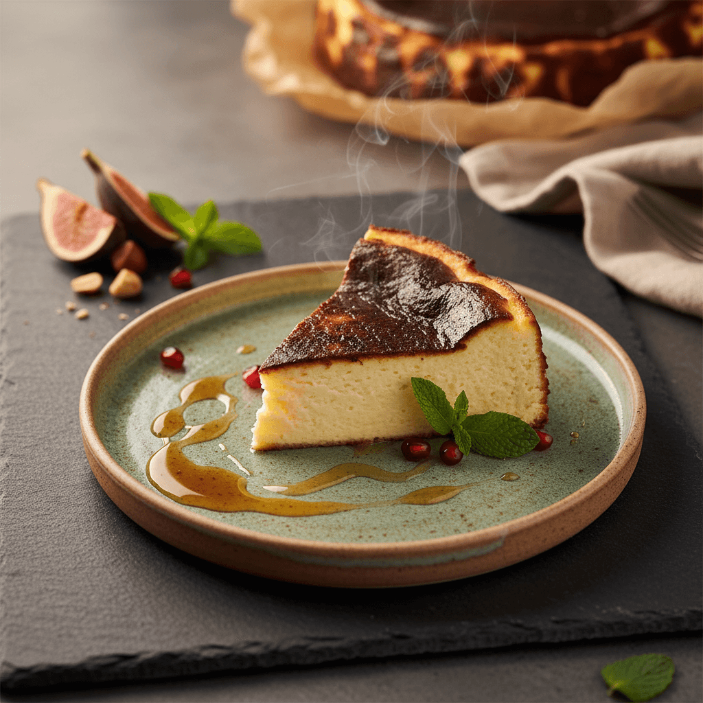 San Sebastian Cheesecake tarifi görseli - 4 kişilik