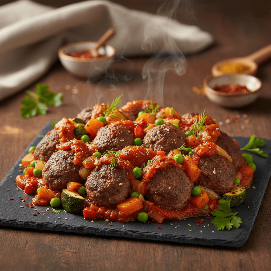 Sebzeli Köfte tarifi görseli - 6 kişilik, 644 TL maliyet