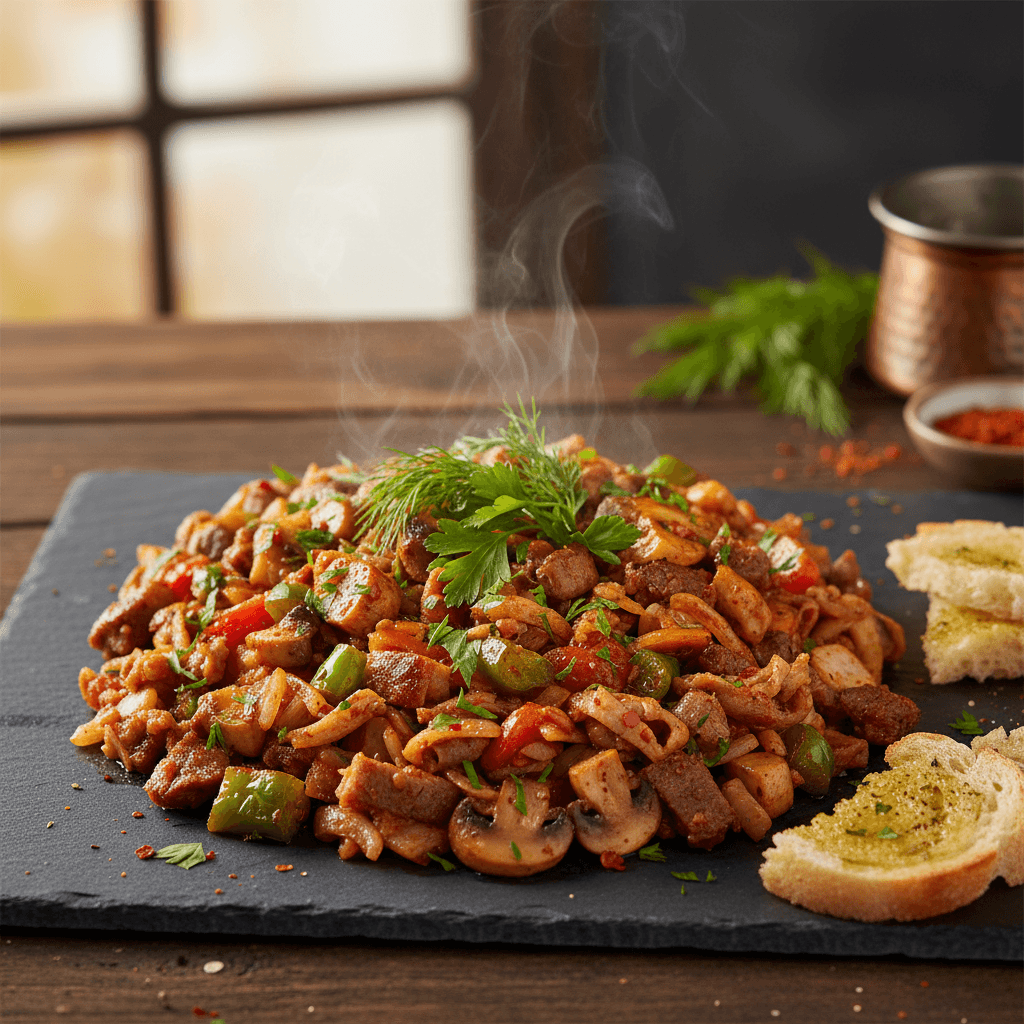 Sebzeli Kokoreç tarifi görseli - 2 kişilik, 546 TL maliyet