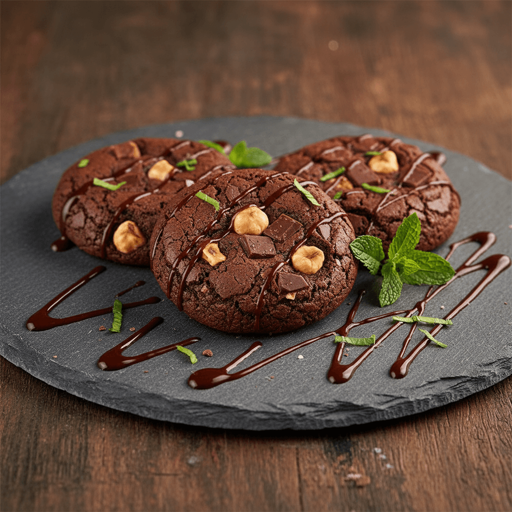 Çikolatalı Fındıklı Brownie Kurabiye tarifi görseli - 24 kişilik, 458 TL maliyet