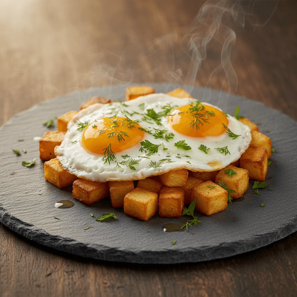 Patatesli Yumurta tarifi görseli - 2 kişilik, 69 TL maliyet