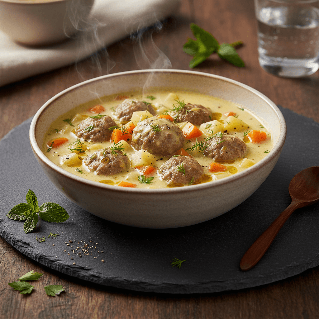 Terbiyeli Sulu Köfte tarifi görseli - 6 kişilik, 284 TL maliyet