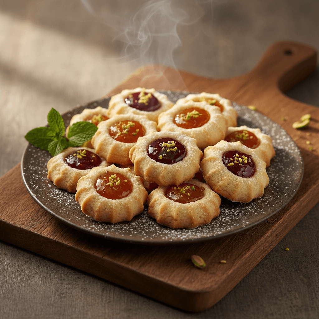 Reçelli Tırtıl Kurabiyesi tarifi görseli - 48 kişilik, 232 TL maliyet