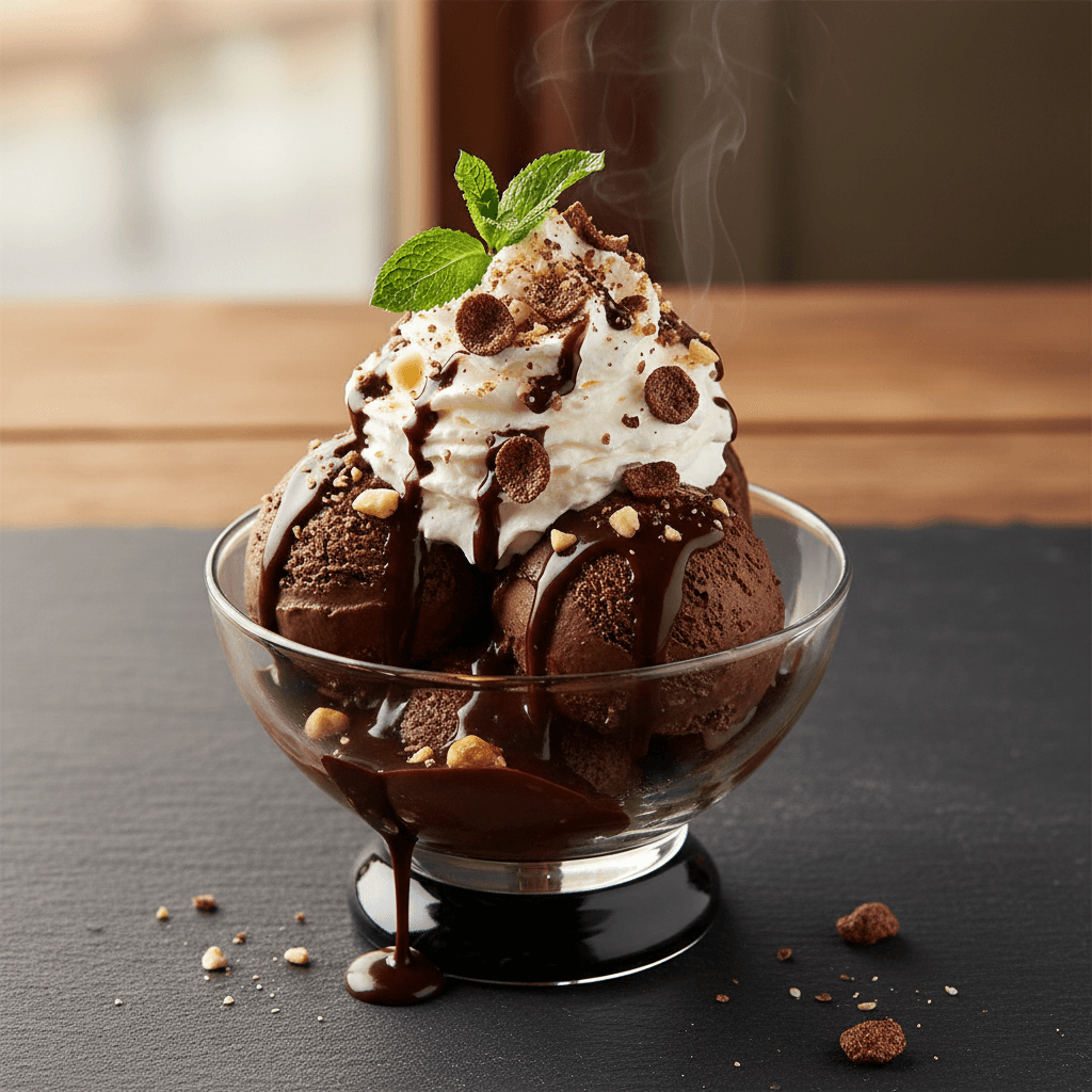 Darth Vader Çikolatalı Sundae tarifi görseli - 4 kişilik, 321 TL maliyet