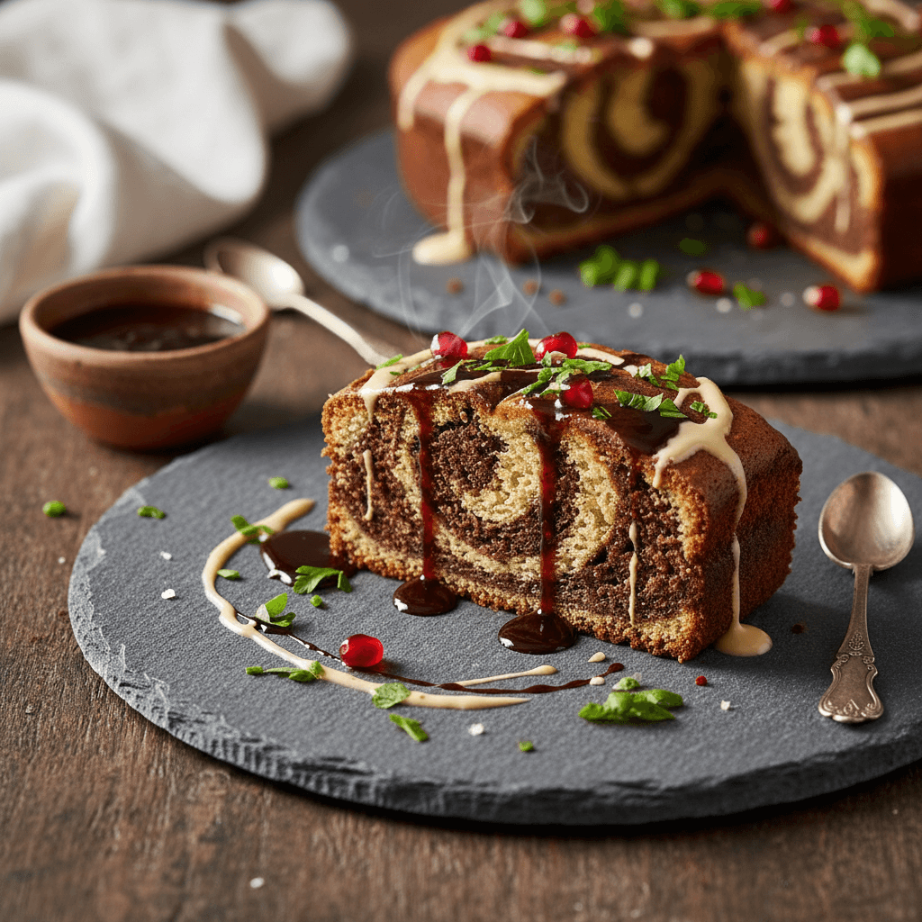Tahin Pekmezli Kek tarifi görseli - 6 kişilik, 106 TL maliyet
