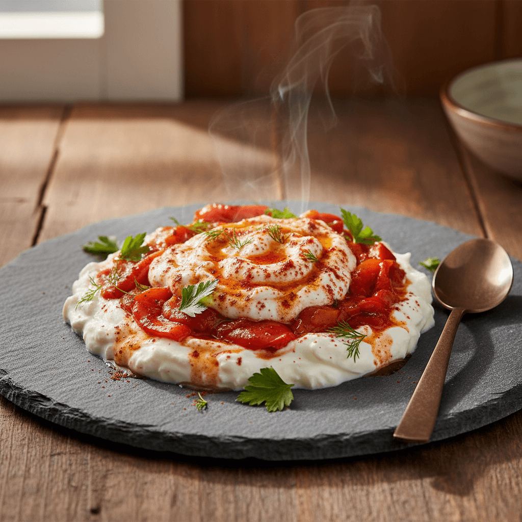 Biber Yoğurtlama tarifi görseli - 2 kişilik, 443 TL maliyet