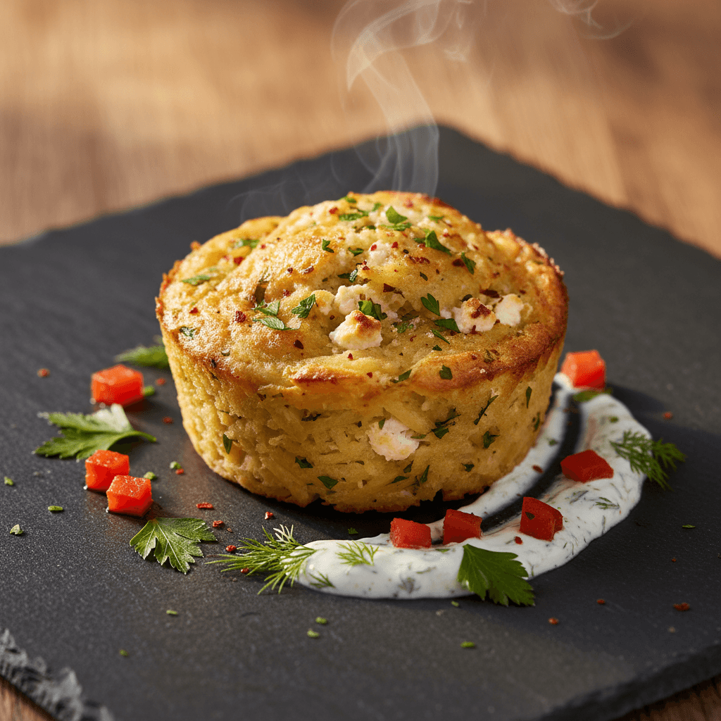 Muffin Kalıbında Patatesli Kek tarifi görseli - 12 kişilik, 146 TL maliyet