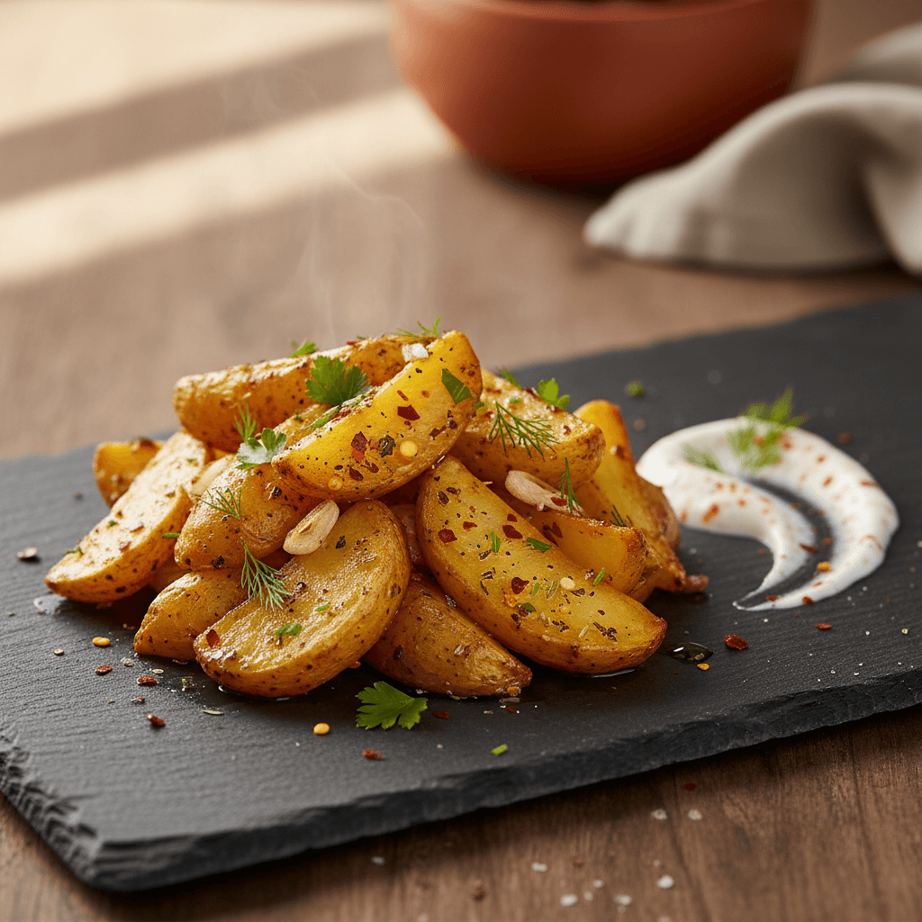 Fırında Baharatlı Patates tarifi görseli - 4 kişilik, 103 TL maliyet