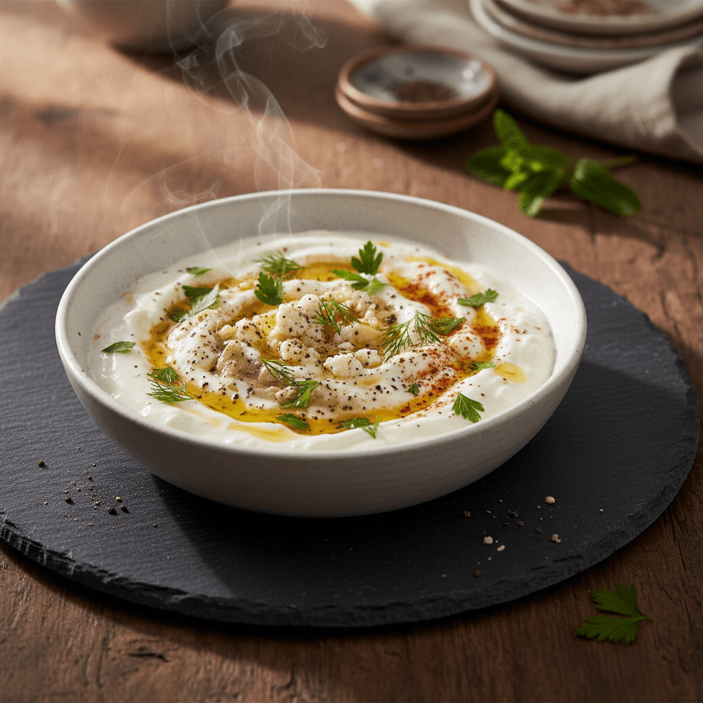 Patlıcanlı Haydari tarifi görseli - 4 kişilik, 77 TL maliyet