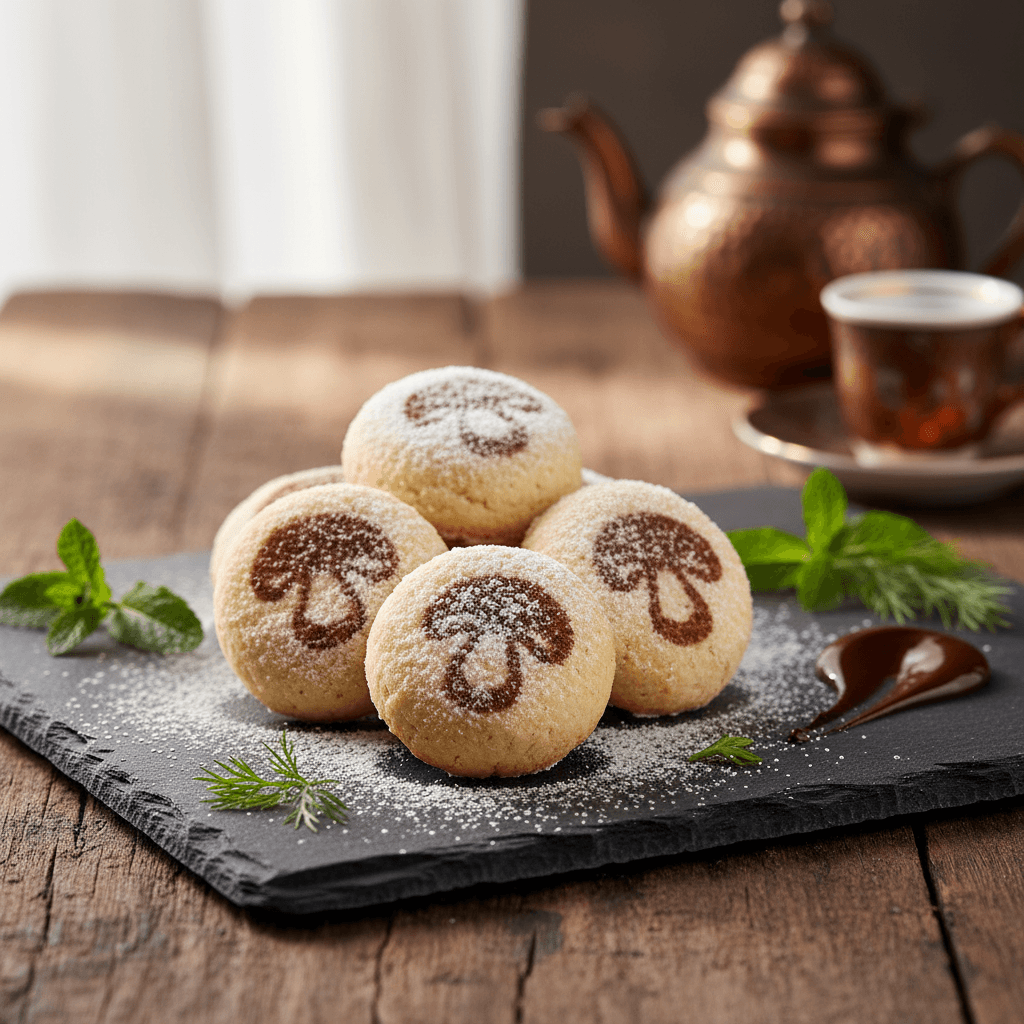 Yumurtasız Mantar Kurabiye tarifi görseli - 24 kişilik, 176 TL maliyet