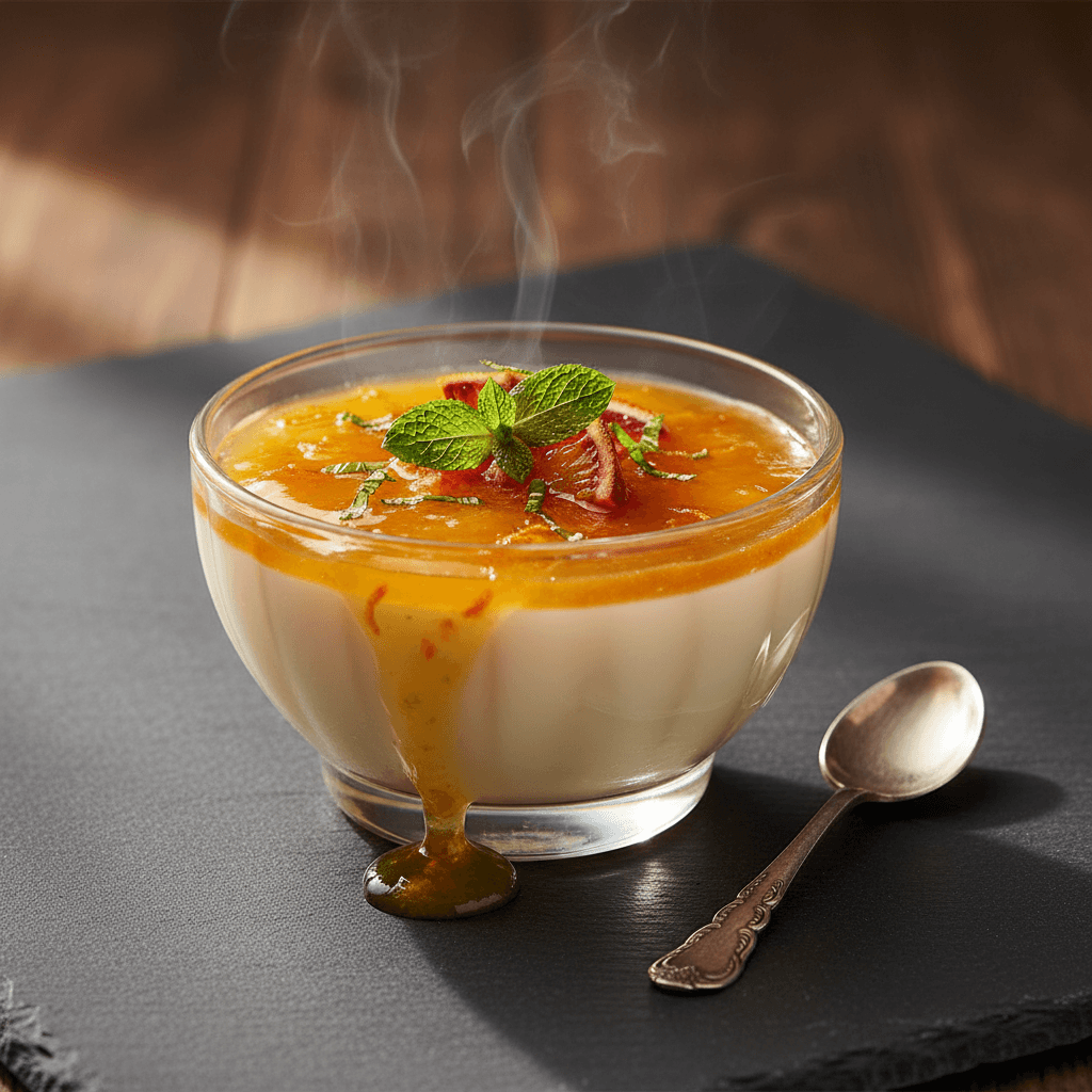 Portakal Soslu Muhallebi tarifi görseli - 6 kişilik, 44 TL maliyet