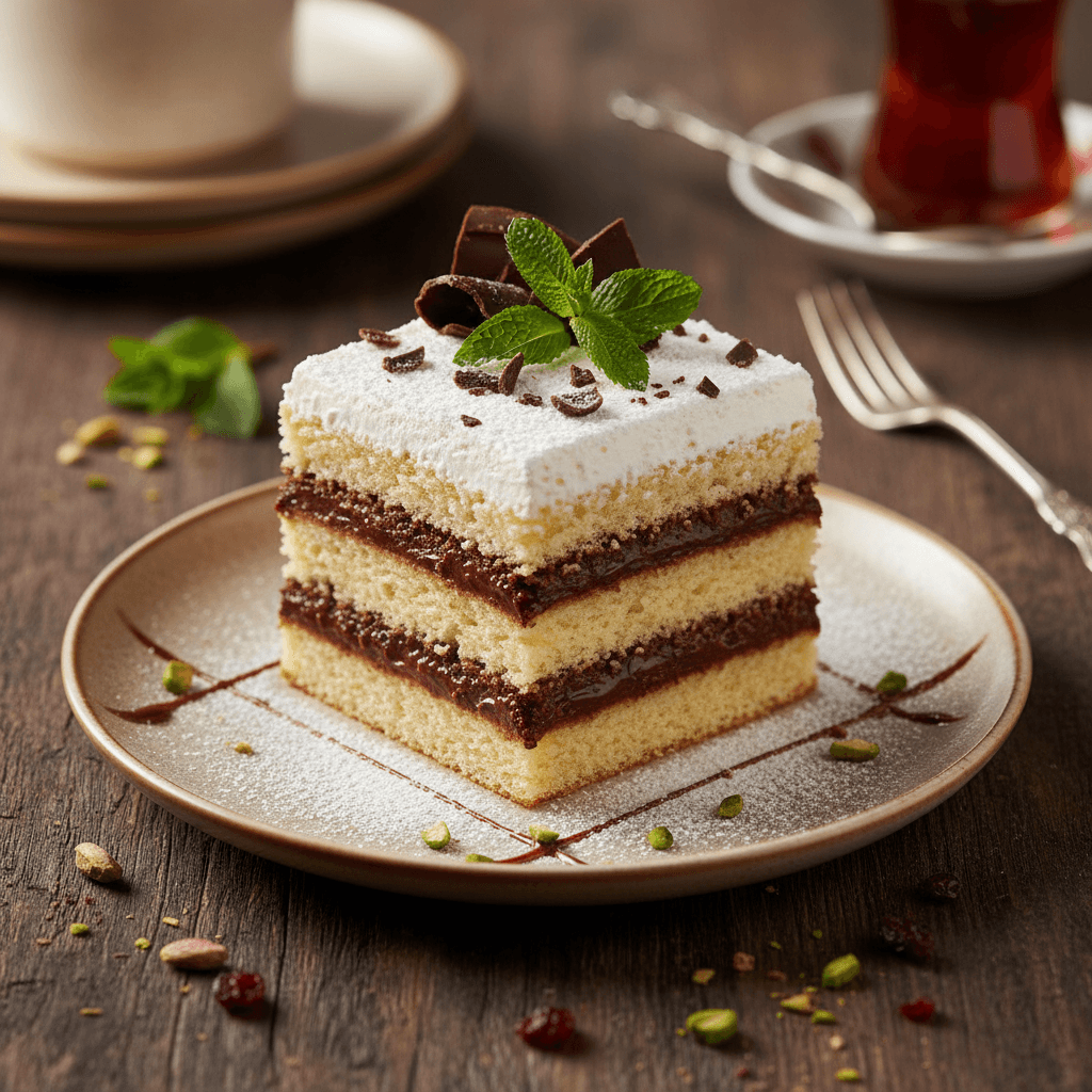 1. Yaş Pastası tarifi görseli - 8 kişilik, 214 TL maliyet