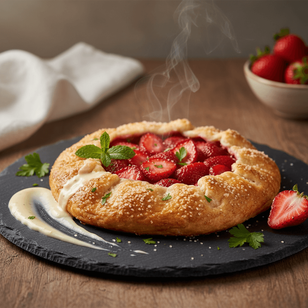 Çilekli Galette tarifi görseli - 6 kişilik 1278 TL
