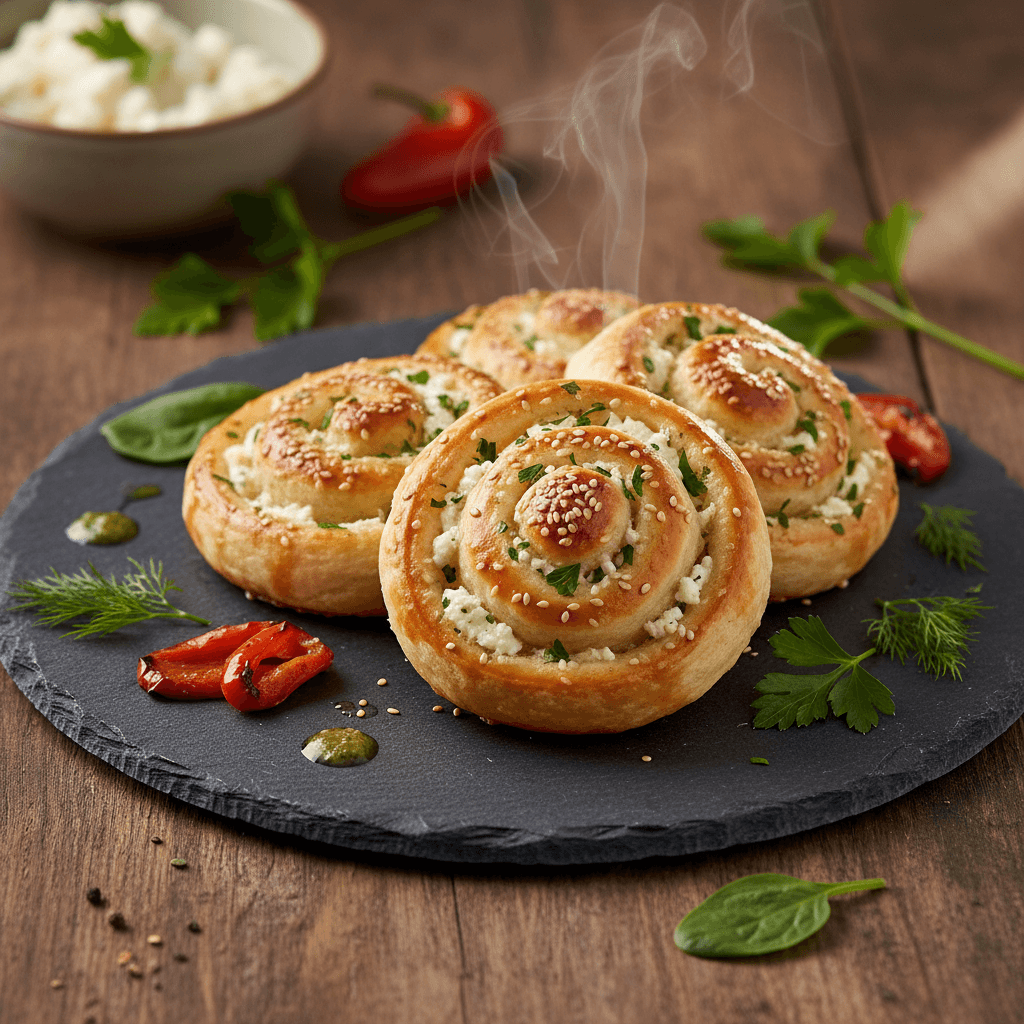 Peynirli Rulo Poğaça tarifi görseli - 20 kişilik, 121 TL maliyet