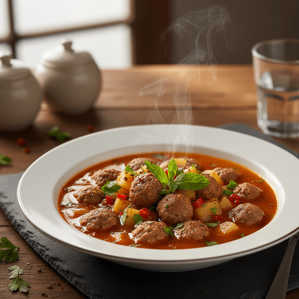 Sulu Köfte tarifi görseli - 4 kişilik, 382 TL maliyet
