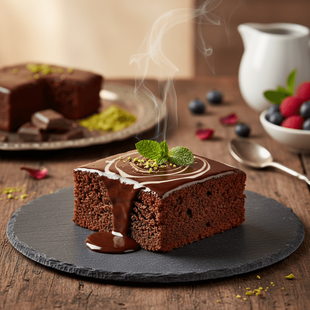 Çikolatalı Sütlü Islak Kek tarifi görseli - 10 kişilik, 281 TL maliyet