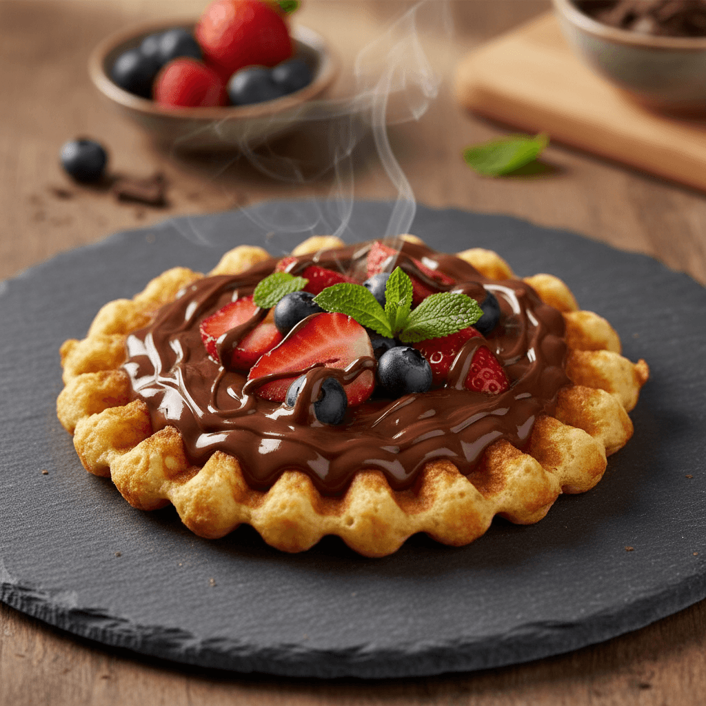 Tek Malzemeli Waffle tarifi görseli - 1 kişilik, 116 TL maliyet