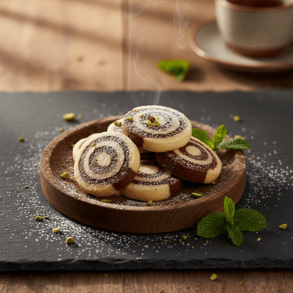 Yumurtasız Rulo Kurabiye tarifi görseli - 8 kişilik, 141 TL maliyet