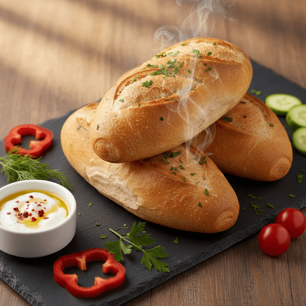 Mini Baget Ekmek tarifi görseli - 8 kişilik, 91 TL maliyet