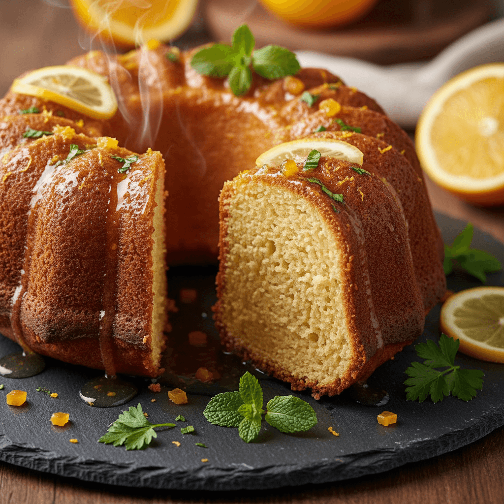 Portakallı Limonlu Kek tarifi görseli - 12 kişilik, 219 TL maliyet