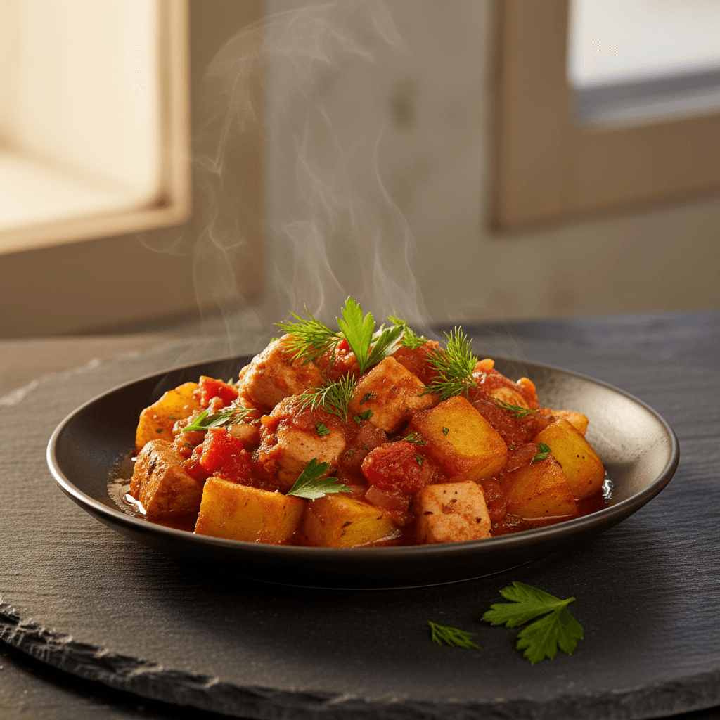 Patatesli Tavuk Yemeği tarifi görseli - 4 kişilik, 551 TL maliyet