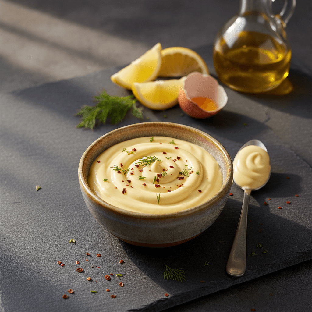 Ev Yapımı Mayonez tarifi görseli - 1 kişilik, 55 TL maliyet