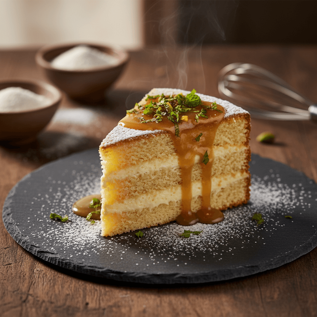 Üç Katmanlı Kek tarifi görseli - 8 kişilik, 109 TL maliyet