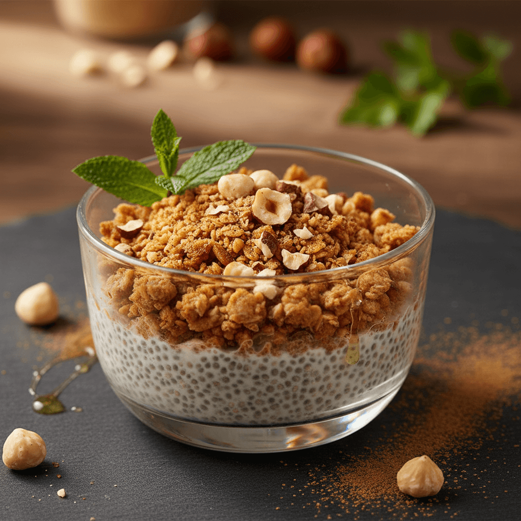 Yulaflı Chia Puding tarifi görseli - 4 kişilik, 109 TL maliyet