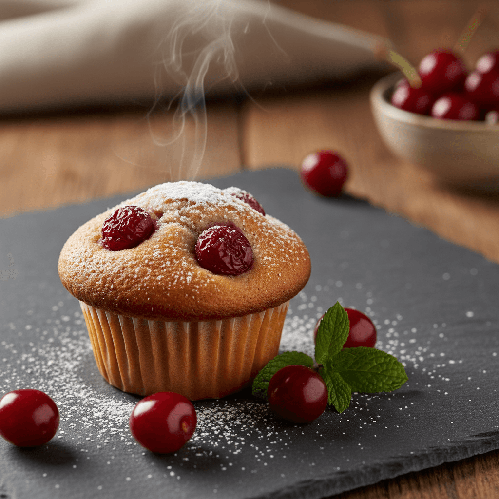Yumuşacık Vişneli Muffin tarifi görseli - 12 kişilik, 240 TL maliyet